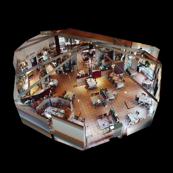 3D-Rundgänge für die Darstellung von Restaurants