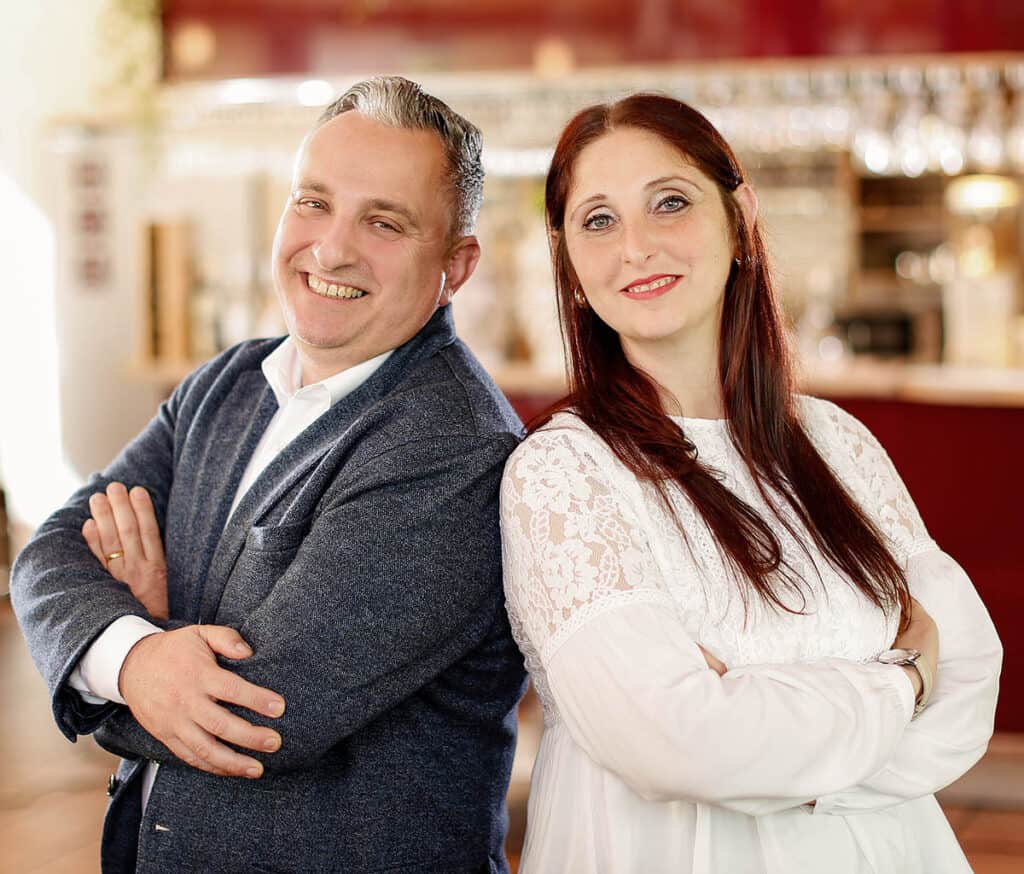 Roberto und Lucia Ventimiglia, Inhaber Restaurant La Romantica